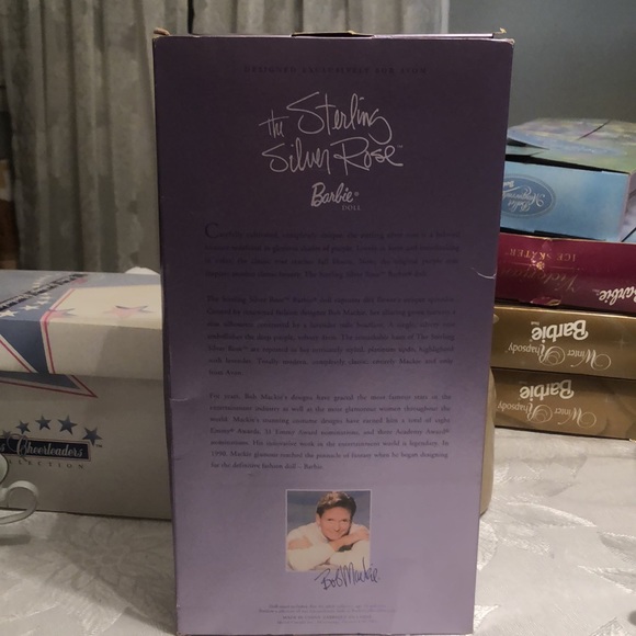 Barbie Collectibles Designed for Avon Bob Mackie Sterling Silver Rose doll. - Picture 4 of 5